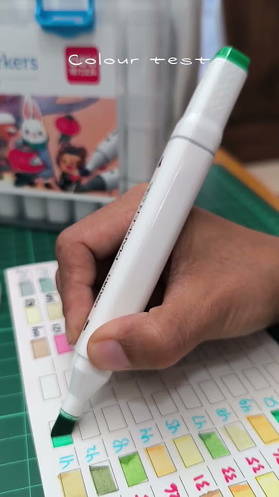 SWATCHING WARNA ARTIST'S MARKER SPIDOL DELI #anime #music #art #mewarnai #spidol #swatching