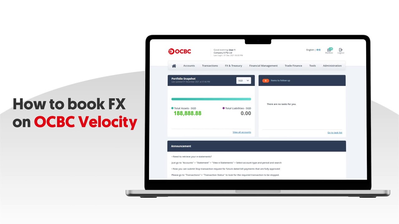 Book Foreign Exchange Rates Online | OCBC Business Banking SG