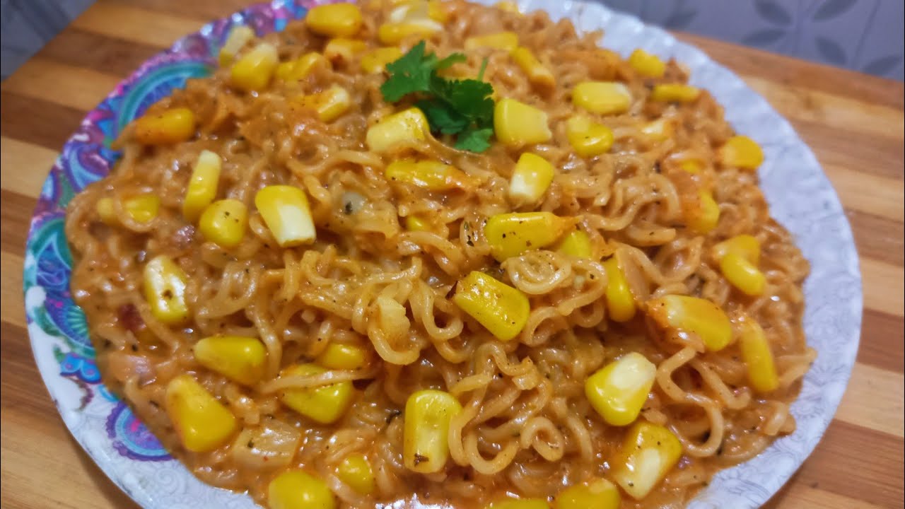 Maggi In Different Style Sweet Corn Maggi Recipe अलग तरीके से बनाएं