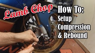 How To  Setup Motorcycle Suspension (PART2) Compression & Rebound