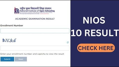 NIOS Result 2022 Out: NIOS Class 10, 12 result for Oct/Nov released on results.nios.ac.in, chec...