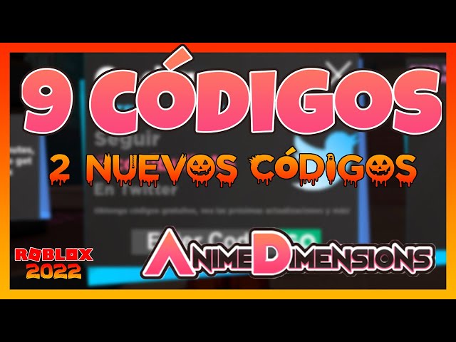 TODOS LOS CÓDIGOS SECRETOS DE ANIME DIMENSIONS [ALL CODES] ROBLOX