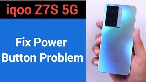 How to fix power button problem iqoo Z7s 5G, how to fix auto restart problem