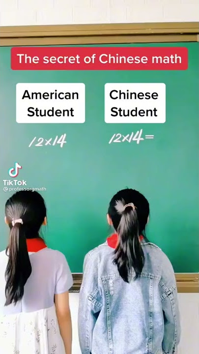 HOW CHINESE STUDENTS SO FAST IN SOLVING MATH  OVER AMERICAN STUDENTS