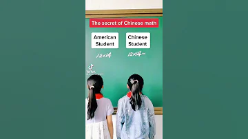 HOW CHINESE STUDENTS SO FAST IN SOLVING MATH OVER AMERICAN STUDENTS 