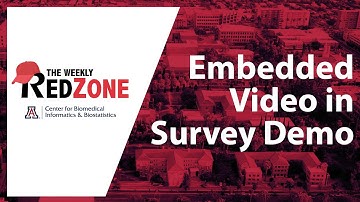 REDZone - Embedded Video in Survey Demo