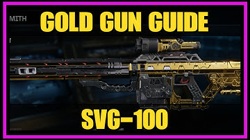 Black Ops 3 Gold Gun Guides :: SVG-100 - The Best Sniper Rifle