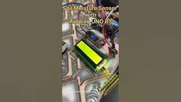 Soil Moisture Sensor with Arduino UNO 💡 #cosmelectronics #soilmoisture #project #arduino #electronic