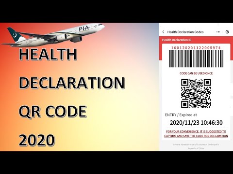 china health declaration for travel