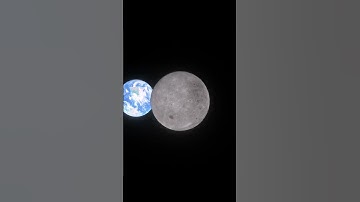 A View of the Moon & Earth in SpaceEngine