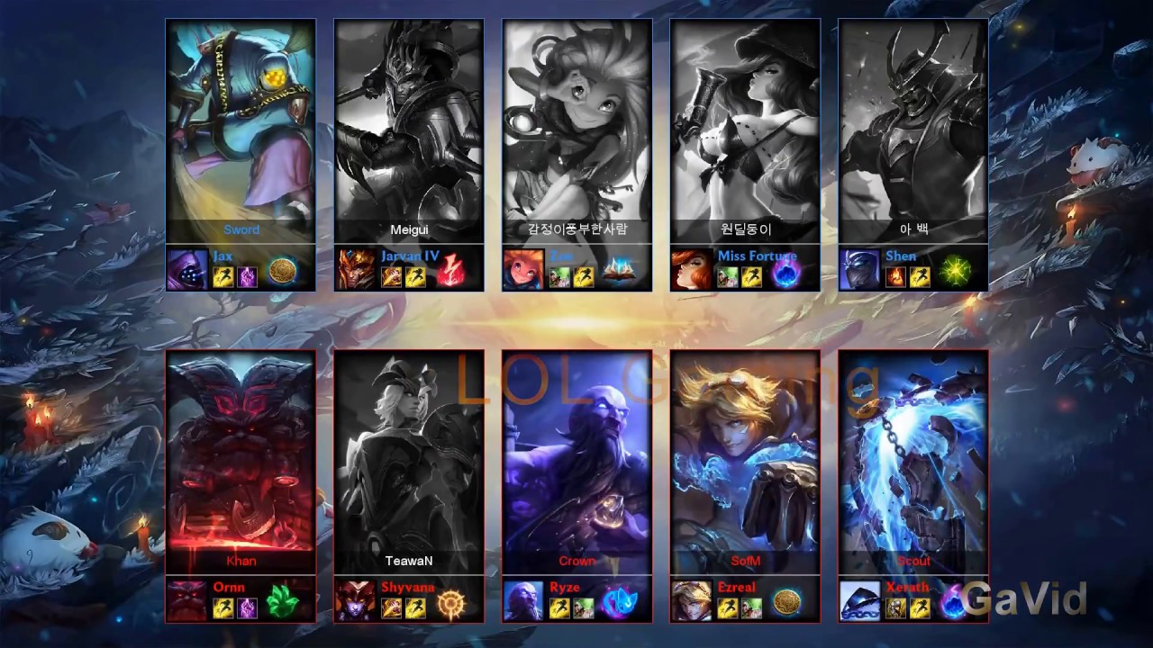 Show Match  Khan, Crown, SofM, Scout, Sword