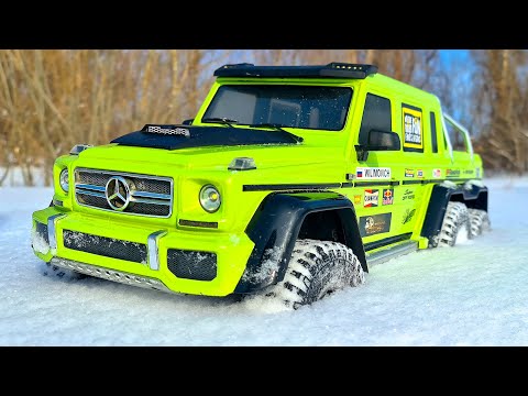 Mercedes G63 6x6 RC Crawler Traxxas TRX 6 Snow OFF Road Racing