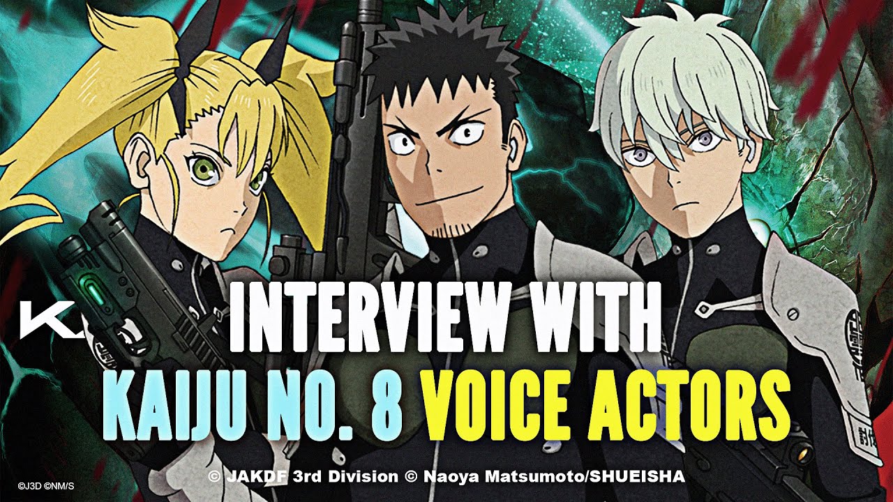 We Interview the English Cast of Kaiju No. 8 YouTube