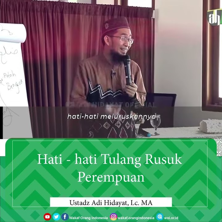 CERAMAH TERBARU USTADZ ADI HIDAYAT | Tulang Rusuk Wanita