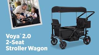 Voya 2 0 2-Seat Stroller Wagon Radio Flyer