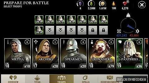 Dawn of Titans || Titan Arena for training Ladega