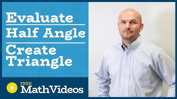 Master Evaluating using the half angle formulas given an equation and constraint