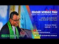 Gambar cover LIVE STREAMING IBADAH MINGGU, 29 AGUSTUS 2021 | JAM 09.00 WP Waktu Papua