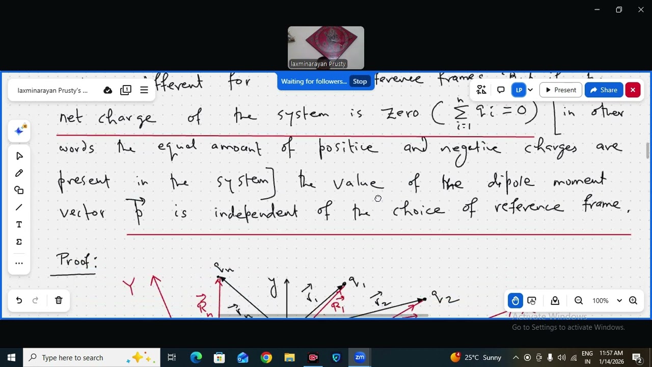 ELECTRIC DIPOLE MOMENT (LECTURE 1)