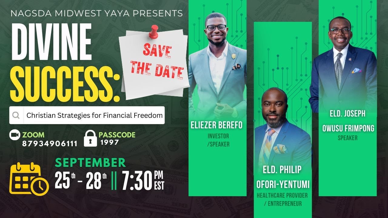 LIVE: NAGSDA Midwest YAYA - "Divine Success" Program - Sept. 28/24 (Day 4)