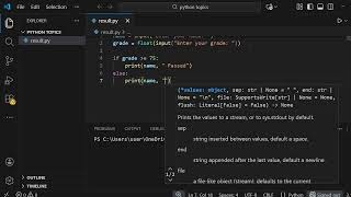 Python Reading Inputs From the End User