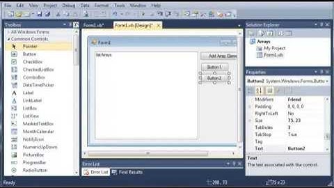 Visual Basic - 60 - Sorting And Reversing Arrays