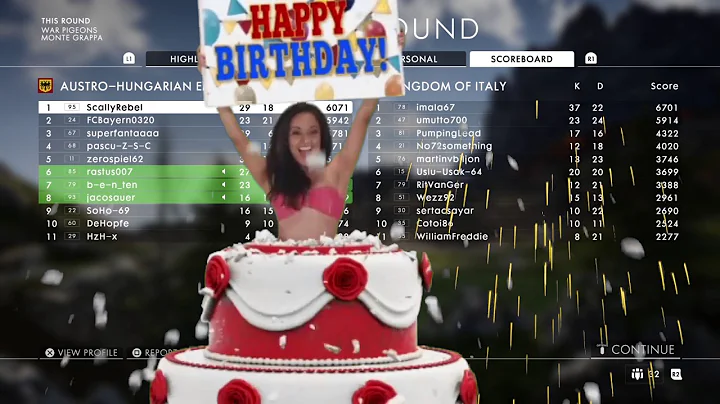 Battlefield 1 Happy Birthday Bro "RitVanGer"