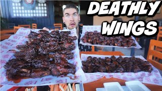 100 CHICKEN WING CHALLENGE IN MEXICO ($500) | CHEATED AGAIN? | Man Vs Food