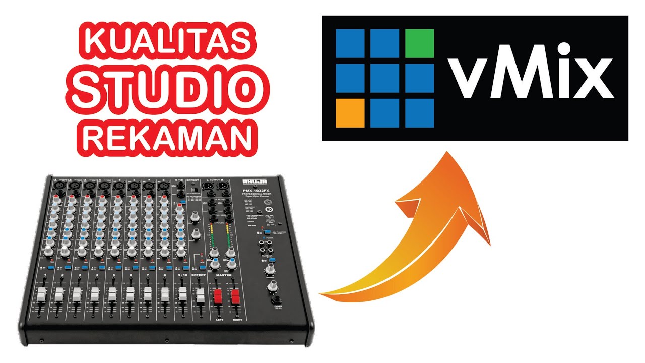 Cara Merekam Suara dari Mixer ke PC vMix - YouTube