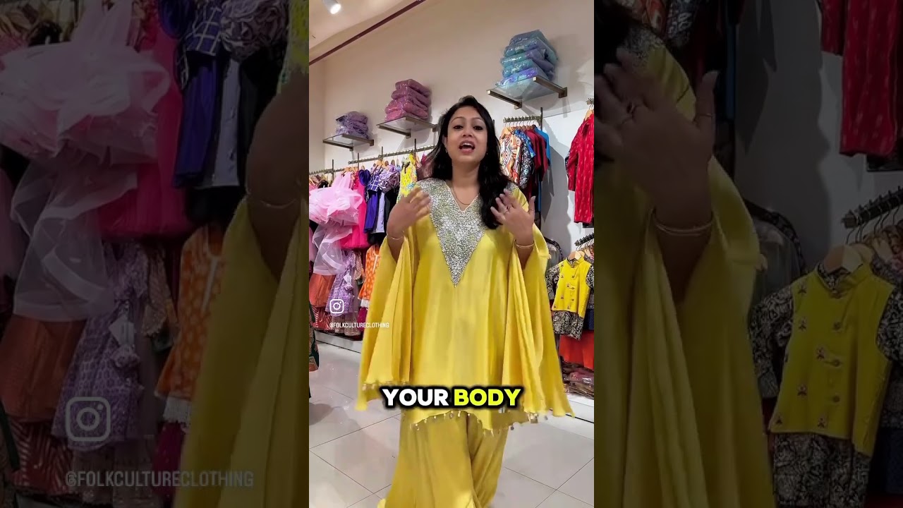 Cape style plazzo outfit at Folk Culture Clothing!