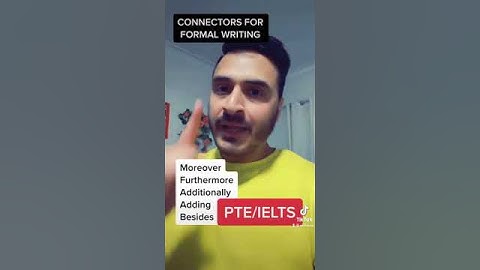 CONNECTORS FOR WRITING || PTE / IELTS || PTE BY NIKHIL #nikhilpte #ptebynikhil #shorts