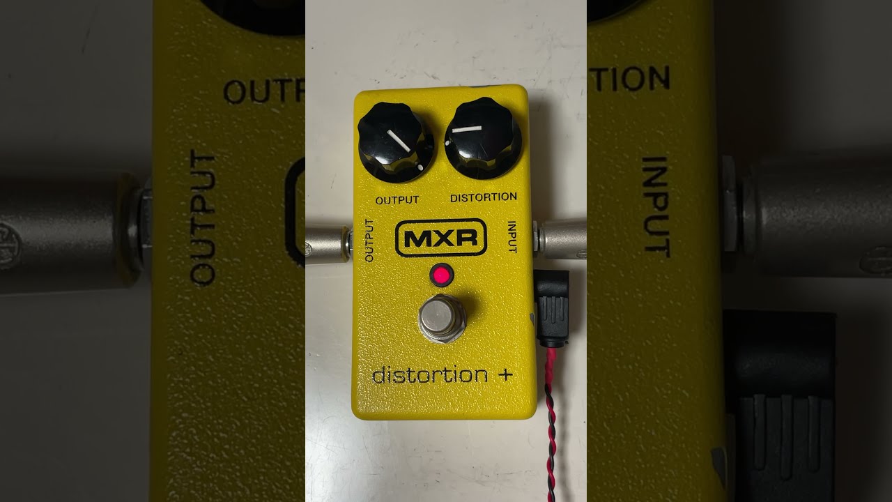MXR Distortion+ 80年台後半？90年台初頭？ 動画up】ヴィンテージ1980年のMXR Distortion+(レビュー