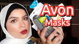 ماسكات اقل من ١٠٠ج | تجربتى مع اكبر عدد من ماسكات إيفون | رأيى بكل صراحه ?‍️ | Alot of Avon masks