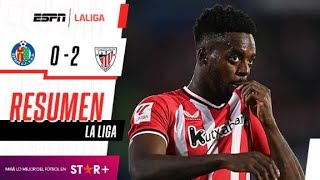 ¡DOBLETE DE IÑAKI WILLIAMS Y TRIUNFAZO CON NUEVE! | Getafe 02 Athletic Club | RESUMEN