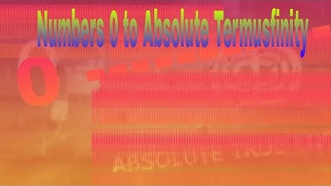 𝓝𝓤𝓜𝓑𝓔𝓡𝓢 0 𝗧𝗢 𝕬𝕭𝕾𝕺𝕷𝖀𝕿𝕰 𝕿𝕰𝕽𝕸𝖀𝕾𝕱𝕴𝕹𝕴𝕿𝖄