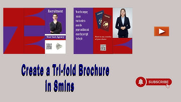 HOW TO DESIGN A TRIFOLD BROCHURE IN 8MINS #photoshop #adobeillustrator #inkscape #tutorial