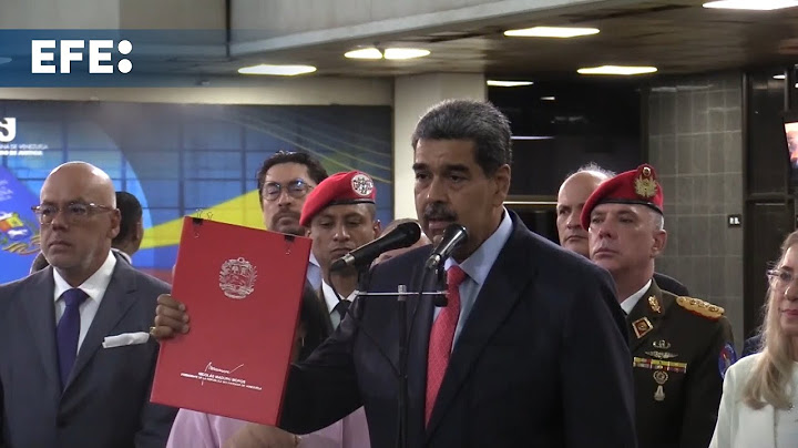 Maduro pede à Suprema Corte que "esclareça tudo" sobre eleições