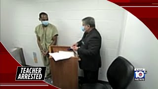 Teacher arrested for lewd and lascivious case in Broward