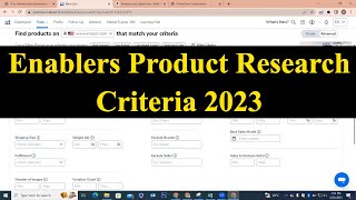 Enablers Product Research Criteria 2023 | How to create a Product Database with easy steps