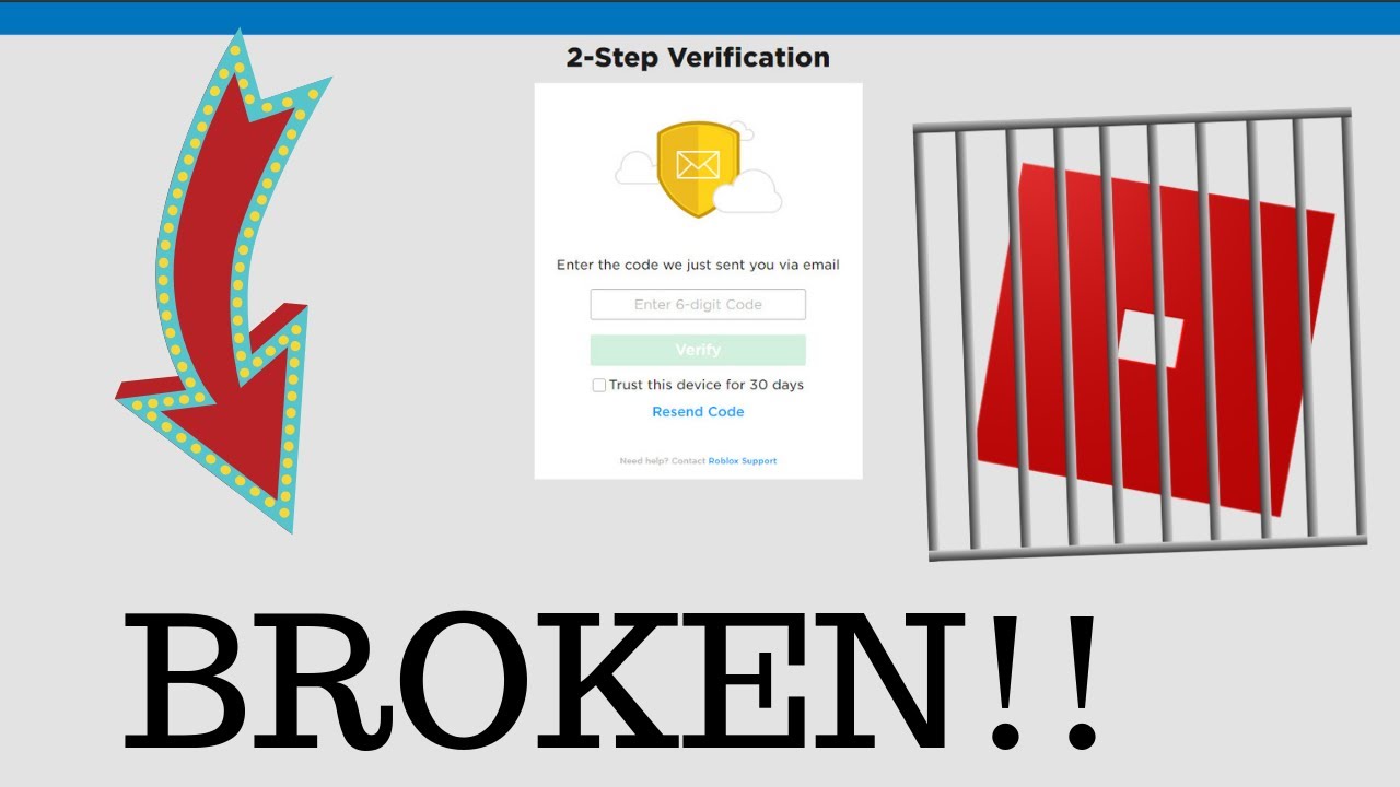 Roblox 2 Step Verification Is Broken Youtube - roblox 2 step verification broken youtube