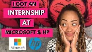 How I got an Internship at Microsoft !