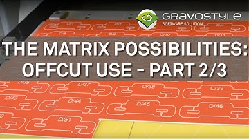 Logiciel Gravostyle™ -Fonction Matrix (multicopy)- Utilisation de chutes pour étiquette de câble 2/3