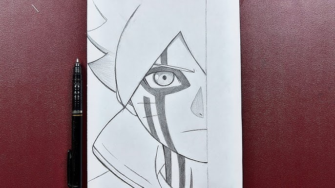 Boruto jogan @gusta_art  Anime sketch, Anime character drawing, Naruto  sketch drawing