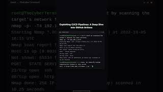 Attacking CI/CD Pipelines and Malicious GitHub Actions Workflows