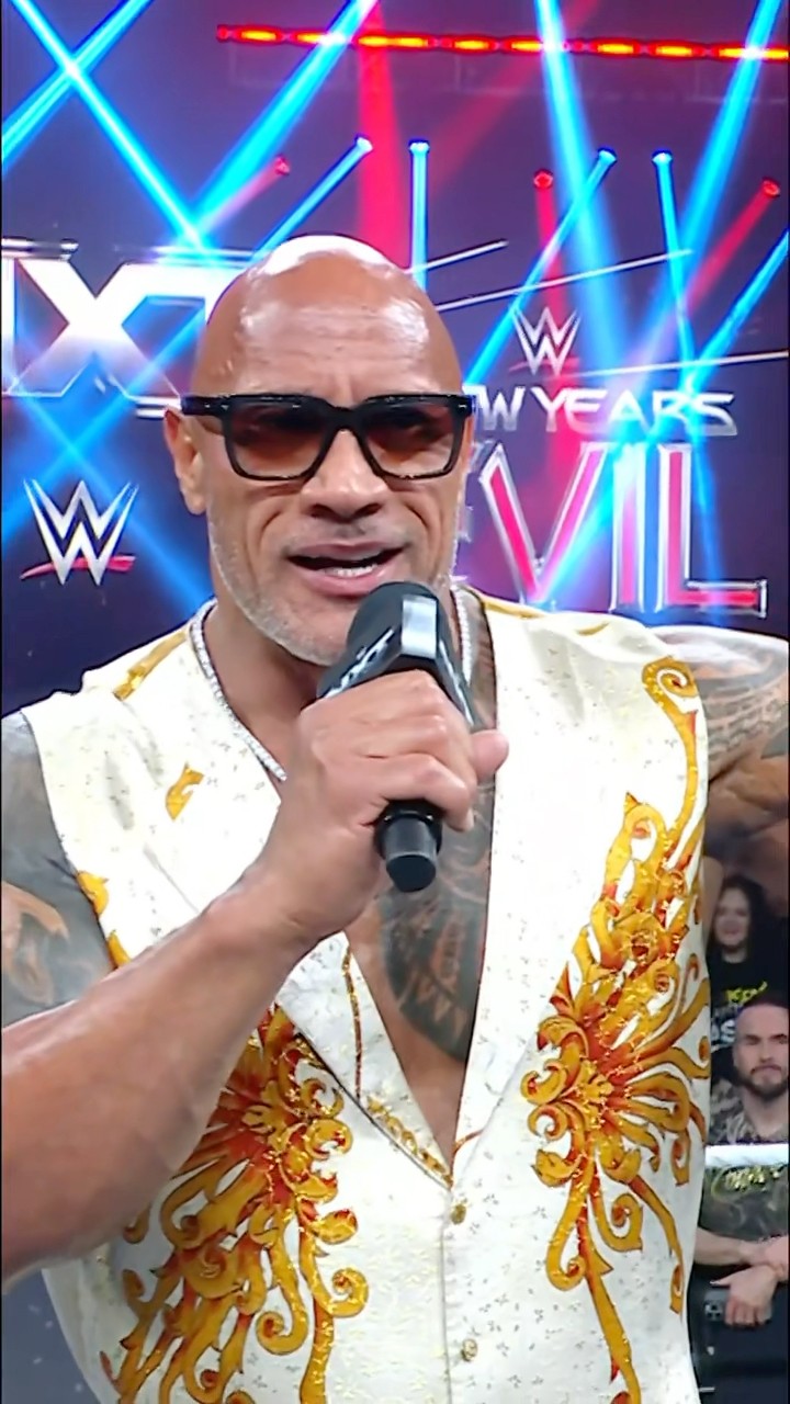 The Rock always has a plan…? #NewYearsEvil #WWENXT