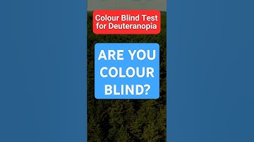 Colour Blind Test for Deuteranopia Part 1 🔴🟢
