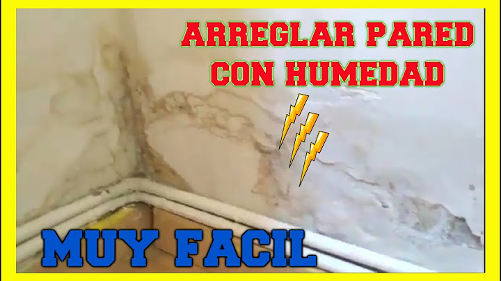 ¿COMO REPARAR UNA PARED CON HUMEDAD?  ARREGLAR PAREDES CON HUMEDADES  SOLUCION FACIL