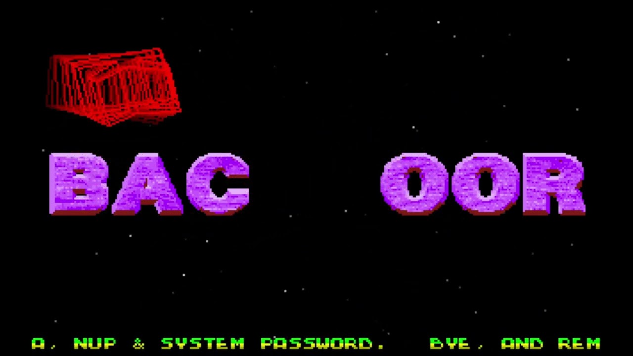 Back Door BBS (1a) (demo) for DOS