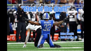 Brian Branch  The Hard Hitting 'Steal of the Draft' DB  2023 Week 14 NFL Highlights Detroit Lions