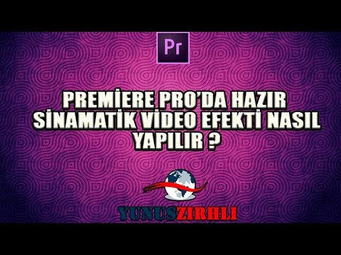 Premiere Pro&rsquo;da Hazır Present Yükleme-Premiere Pro Sinamatik Renk Efekti Verme